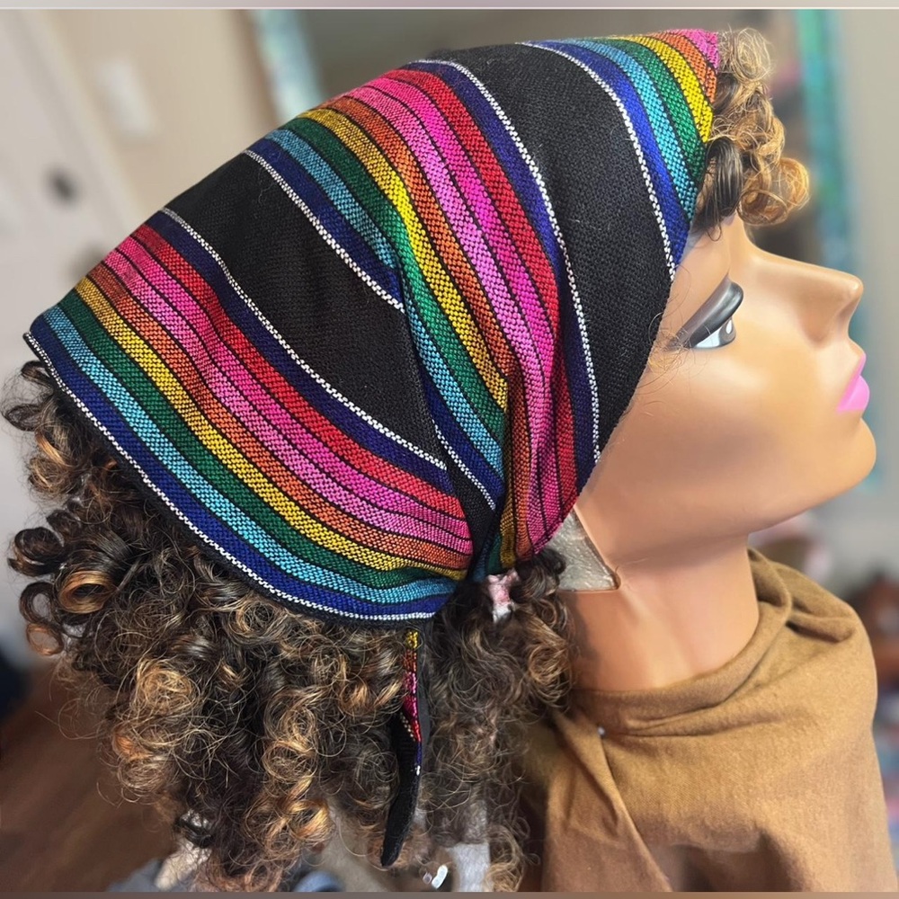 Colorful Striped Bandanna